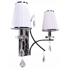 Бра lumina deco glamour ldw 66247-2 wt-chr